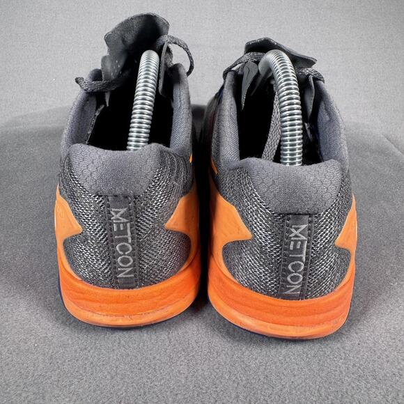 Nike Metcon 3 Shoes Mens Size 8.5 Gray Orange Blue Training CrossFit 852928-003 - Picture 3 of 11